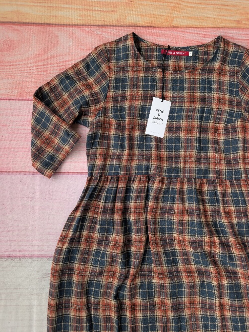 NWT Pyne and Smith No.19 Boatneck Midi Linen Dress M - Picture 3 of 11